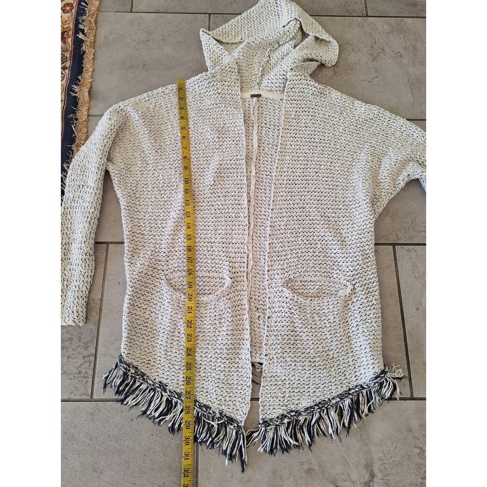 Free‎ People Hoodie Open Front Cardigan Sz S/P - Picture 5 of 6